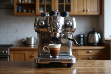 Compact espresso machine